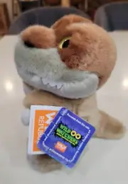 New Wild Republic Plush Brown Baby T-Rex Dinosaur 7” Big Eyes