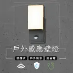 【彩渝】9W 高效感應壁燈 3000K(全電壓 室內感應燈 防水戶外感應燈 感應距離8米)
