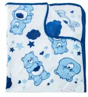 Care Bears Throw Fleece Blanket 40”x50” Blue