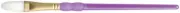 Crafter's Choice White Taklon Oval Wash Brush-3/8" Width