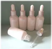 30ml 50pcs White Light-proof Glass Dropper Bottle To Store Essential Oil