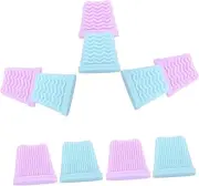 Generic Skin Scrubber Cover for Face Pore Spatula 10pcs Black Remover Sleeve Tool Silicone Extractor Sleeve