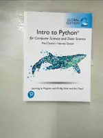 【書寶二手書T1／電腦_KO8】INTRO TO PYTHON FOR COMPUTER SCIENCE AND DATA SCIENCE: LEARNING TO PROGRAM WITH AI, BIG DATA AND THE CLOUD, GLOBAL EDITION_PAUL DEITEL