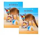 Set of 2 Christopher Vine Design Tea Towels Bondi Beach IDC Homewares