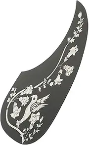 SECFOU Acoustic Guitar Pickguard Board Scratch Proof Guitar Pickguard Sticker Unique Pattern Quick Fit
