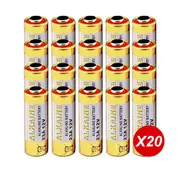 20x 23A 21/23 A23 23A 23GA 12V Alkaline Battery for Garage Car Remote Alarm