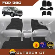 6D Diamond Car Floor Mats for LDV D90 2017-Current Ultimate Set - Heavy Duty Carpet Liner