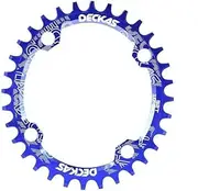 Round Bike Cchainring, 104 BCD Narrow Wide Bike Crankset 32T 36T 38T 34 32 Teeth 104BCD Mountain Bicycle Plate Chain Ring Chainrings for Bikes
