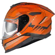 Y.100R Baron Orange Full Face Helmet
