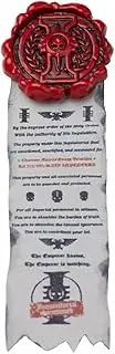 Starforged Compatible with Warhammer 40k Purity Seal: Purity Seal: Retro Skull Pin Badge/Sticker 1 PC