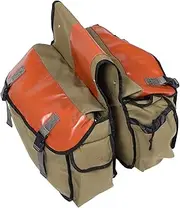 BUGUUYO Expandable Motorcycle Saddle Bag Lightweight Canvas Luggage for Biking Accessories for Travel and Long Rides Extra Storage for Outdoor Adventures