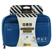 Milleni Travel Tech Accessory Organiser 21 x 2 x 14 cm - Teal
