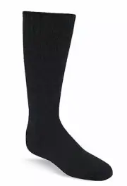 Wigwam F2249 Kid's Snow Jr Black Ski Socks YL Youth 10.5-2 Women 3-5 Wool