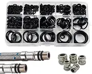 O Rings Kit - O Ring Kit Rubber Seal | Rubber Gasket Sealing Ring Repair Kit, Washer Assortment Gasket Sealing, Precise Effective Versatile O Rings Replacement for Water Pipe Valve Applications