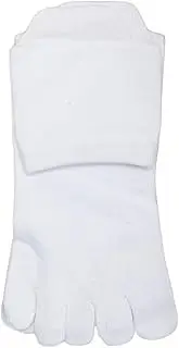 [pants & sox] Ankle Toe Socks 6 Pairs of Set Cotton Five Finger Socks White 6-11
