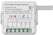 Lnqwhduu Zigbee Relay Switch Module 3/4 Channel AC100-240V Compatible with Home Mini Smart Switch Module B
