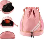 Fashion Sports Backpacks, Large Capacity Drawstring Gym Bag, Waterproof Backpack with Bottom Compartment and Wide Drawstring, Small Bag Backpack with Inner Pocket, Outer Pocket