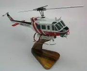 UH-1H Orange County Fire Helicopter Desktop Wood Model Regular Free Shipping