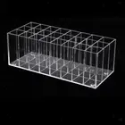 24 Grids Acrylic Lipstick Makeup Pen Lip Gloss Display Stand Rack Organizer