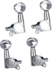 Abaodam 4Pcs Ukulele Tuning Pegs Professional Closed Style Tuners Easy Installation Reliable Accessories for Beginners Pros Durable Ukulele String Pegs