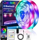 Bluetooth LED Strip Lights 50M, 164FT LED RGB LED Light Strips Music Sync Color