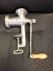 vintage meat grinder made by corona landers cia grain and meat grinder