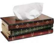 Tissue Box，Wooden Tissue Box-A20-Book Tissue Box-A,Tissue Box,Tissue Dispenser, Box Cosmetic Tissues, Tissue Box