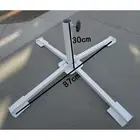 Outdoor Beach Umbrella Advertising Sunshade Four-legged Base Foldable Porta