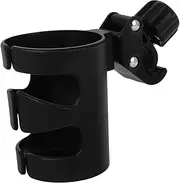 HOMOBABE Stroller Cup Holder for Water Bottles Cups Drink Rack Compatible with Strollers Bicycles Strong Bearing Capacity Multi Angle Rotation
