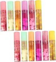 TOVINANNA Cute Lip Gloss 12 Pack Lipgloss Moisturizing Lipstick for Women Colorless Lip Protector