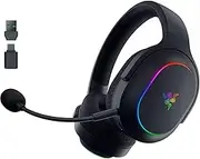 Razer Barracuda X Chroma Wireless Gaming Headset, Triforce 40mm Driver, Removable, HyperClear Cardioid Microphone, 70 Hour Operation, 2.4 GHz/Bluetooth Switch, RGB Compatible, PC / PS5 / PS4 /