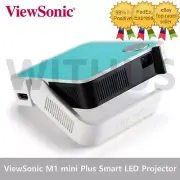 ViewSonic M1 mini Plus Smart LED Pocket Cinema Projector with JBL Speaker
