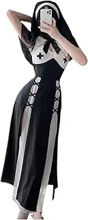[LureZone] Sexy women nun lingerie cosplay sexy nun sexy fancy dress Halloween party adult costume