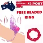 NEW’SUPER’VIBRATING RABBIT PENIS/COCK RING MASSAGER CLITORIS STIMULATES SEX TOY