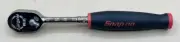 SNAP ON TOOLS THL72 RED 1/4" DRIVE SOFT GRIP LONG HANDLE RATCHET USA (MVP029451)