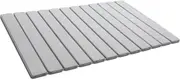 leqsdijk Diatomite Stone Bath Mat - Fast Drying Quick Absorbent Stone Shower Mat, Anti Slip Eco Friendly Stone Bath Mat, Easy to Clean Anti Warped Stone Mat for Bathroom, Kitchen & Tub (Grey)