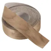 Walnut Edge Banding, 2 in x 49.2 ft Wood Veneer Tape, Pre-glued Flexible
