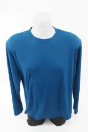 NEW! Sitka Basin Work Long Sleeve Tech T-Shirt Men's Large Blue