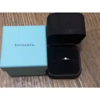 在飛比找蝦皮購物優惠-Tiffany &co PT950鉑金鑽石戒指～25分/F/