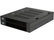 ICY DOCK Dual Bay 2.5 to 3.5 SATA / SAS SSD/ HDD Trayless Hot-swap Dock / Mobile