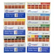 1x Endodontic Dental Gutta Percha Points 0.04 15-40# 60 Pcs/Kit Color Coded New