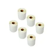 6 Rolls 750/R 4X2 Direct Thermal Labels for Zebra 2844 Eltron Rollo Printers