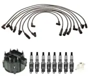 ACDelco Ignition Kit Distributor Rotor Cap Wire & Spark Plugs For K2500 K20 K10