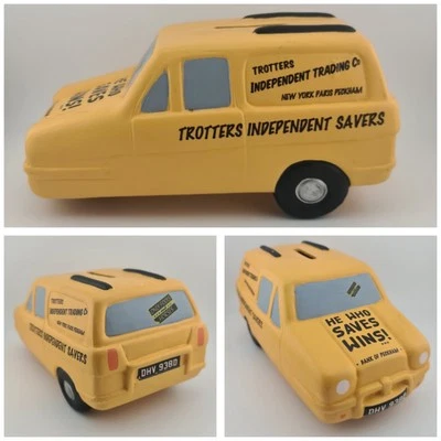 Only Fools And Horses Trotters Yellow Van Money Coin Box Novelty Collectable