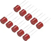 uxcell 15Pcs Cylindrical DIP Mounted Miniature Round Slow Blow Micro Fuse for Electronic Parts PCB LCD Repair, T-250mA 250mA 250V, Red