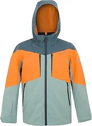 [REGATTA] Childrens/Kids Highton VI Waterproof Jacket (UK Size: 5-6 Years) (Glacier/Bright Marigold)