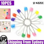 10PCS 40/53mm Large Baby Nappy Safety Pins Dress Clothing Nappy Hold Clip Tools