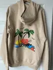 Bad bunny Un verano sin ti official merch beach heart hoodie size XXL