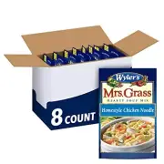 Mrs. Grass Homestyle Chicken Noodle Hearty Soup Mix 5.93 Ounce Pack of 8