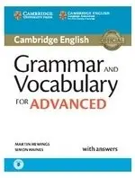 GRAMMAR AND VOCABULARY FOR ADVANCED BOOK WITH ANSWERS AND AUDIO 1/E MARTIN HEWINGS CAMBRIDGE
